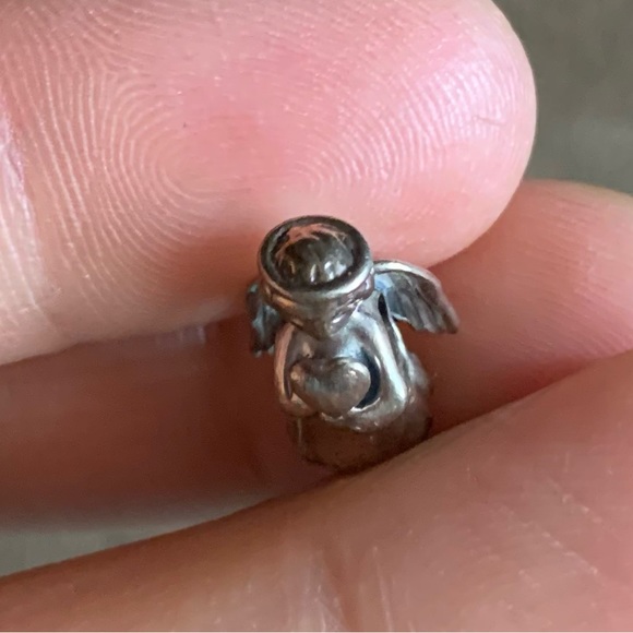 Retired Pandora Angel of Love Charm Sterling Silver 925 - Picture 5 of 7